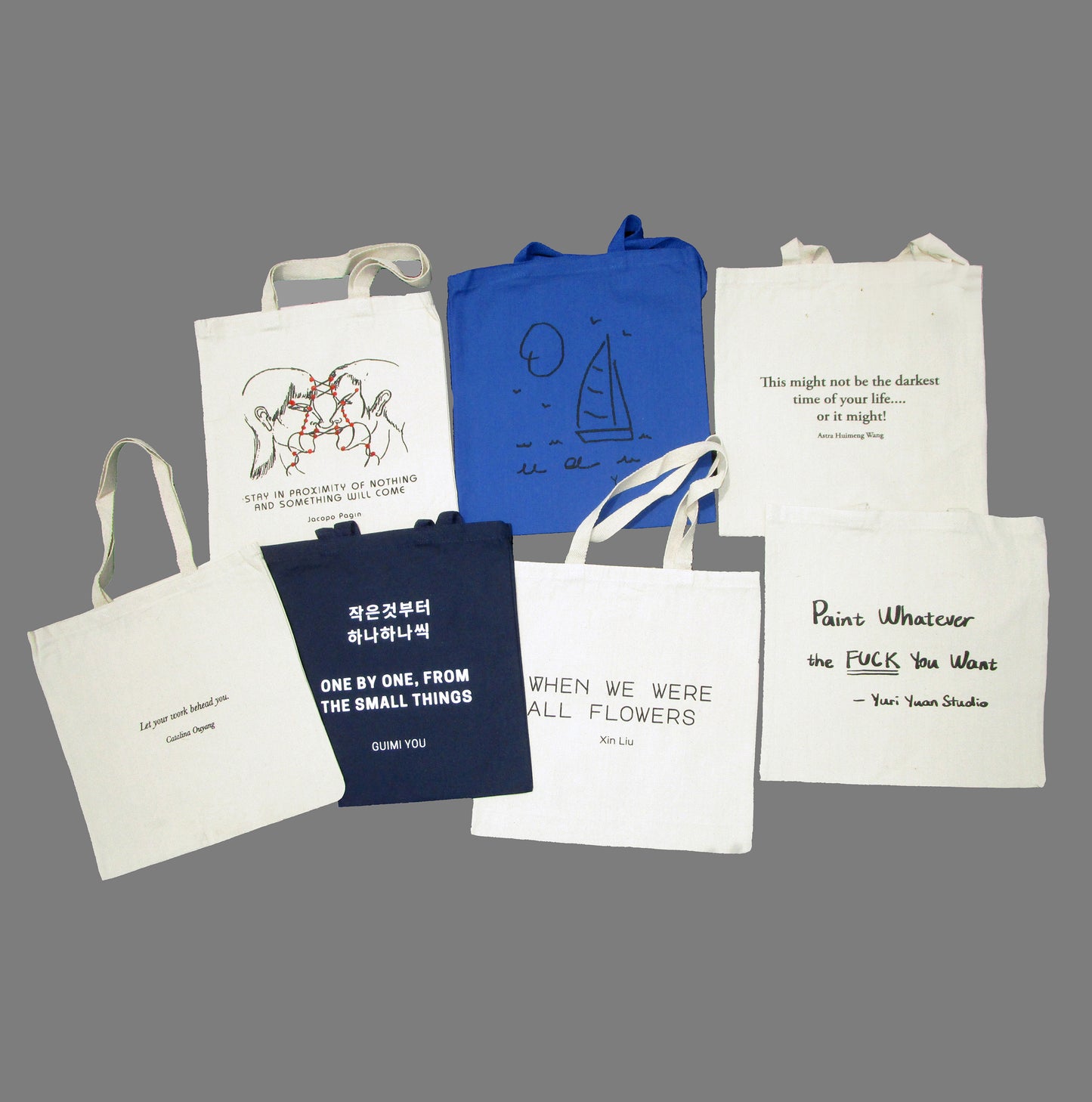 Lasting Words Artist Tote Bag